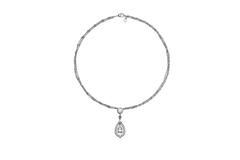  Colliers à pendentif - Argent - Zircone