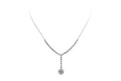  Colliers à pendentif - Argent - Zircone