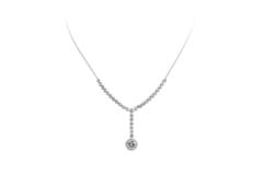  Colliers à pendentif - Argent - Zircone