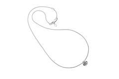  Collier - Zilver - Zirkonia