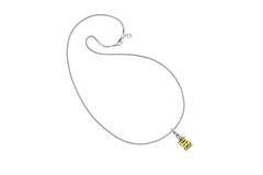  Colliers à pendentif - Argent - Zircone