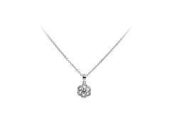  Colliers à pendentif - Argent - Zircone