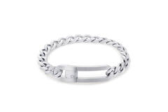  Gliederarmbänder - Stahl - 21cm
