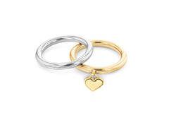  Ringe ohne Stein - Stahl
