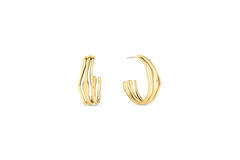  Boucles d'oreilles à puces - Acier - 3cm
