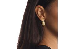  Boucles d'oreilles à puces - Acier - 3cm