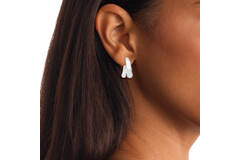  Boucles d'oreilles à puces - Acier - 2cm