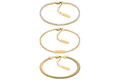  Bracelets à maillons - Acier - 21cm