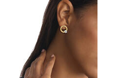  Boucles d'oreilles à puces - Acier - 1,5cm