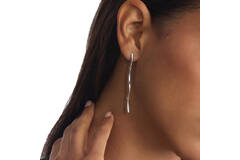  Pendant earrings - Steel