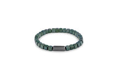  Bracelets en perles - Pierre précieuse - 17,5cm