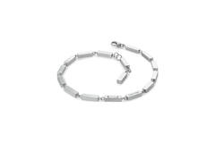  Bracelets à maillons - Acier - 19,5cm
