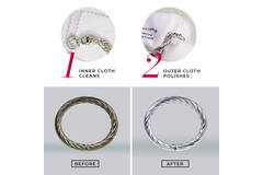 Reinigingsdoek Zilver - Per 12