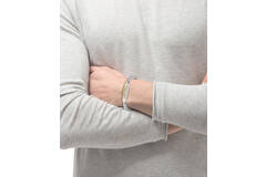  Bracelets à maillons - Acier - 19cm
