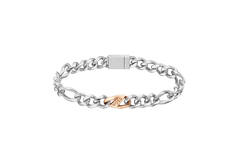  Gliederarmbänder - Stahl - 19,5cm