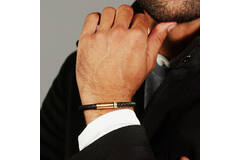  Armband - Leer - 19cm