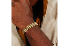  Gliederarmbänder - Stahl - 19cm