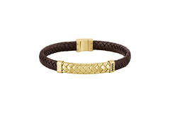 Armband - Leer - 19cm
