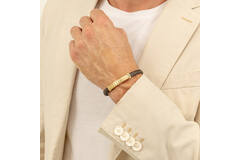  Armband - Leer - 19cm