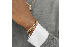  Link bracelets - Steel - 19cm