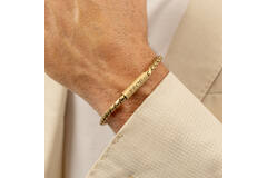  Gliederarmbänder - Stahl - 19cm