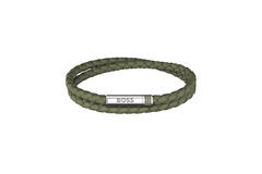  Gevlochten armband - Kunststof - 19cm