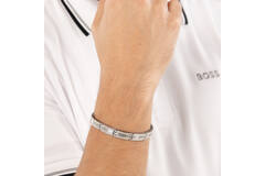  Gliederarmbänder - Stahl - 19cm