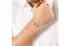  Bracelets à maillons - Acier - 19cm