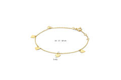 Corazón Bracelet - 5,5mm - 16-17-18cm - 585
