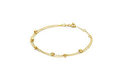 Double Bubble Bracelet - 16-17-18cm - 585