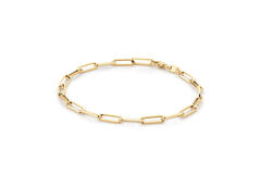 Elegant Boxlink Bracelet - 19cm - 585