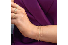 Jackie Spindle Bracelet - 16-17-18cm - 585