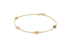 Mosaic Gemstone Bracelet - 16-17-18cm - 585