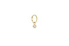 White Topaz Earcharm - 7x3mm - 585