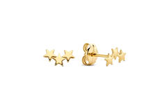 Triple Star Studs - 7mm - 585