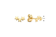 Triple Star Studs - 7mm - 585