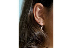Sapphire Studs - 2mm - 585