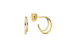 Twin Hoops - 9x11mm - 585