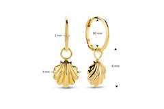 Seashell Earrings  - 10 mm - 585