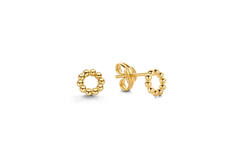 Bubbly Circle Studs - 5.5mm - 585