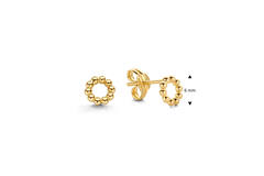 Bubbly Circle Studs - 5.5mm - 585