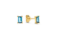 Medina Topaz Studs - 5x3mm - 585