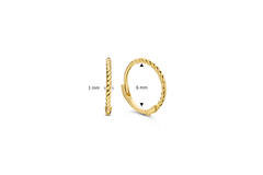 Twist Hoops - 6mm - 585