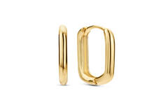 Grand Place Rectangle Earrings M - 12 mm - 585