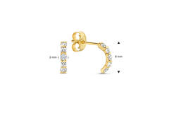 Gaudí Variado Topaz Studs - 7,5mm - 585