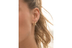 Hugging Heart Hoops - 12mm - 585