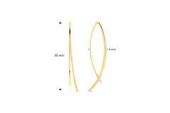 Mayfair Earrings - 4cm - 585