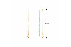 San Polo Threader Earrings - 10cm - 585