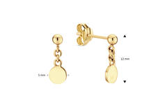Dangling Disc Studs - 10mm - 585