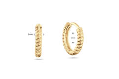 Cap Ferrat Hoops  - 10mm - 585